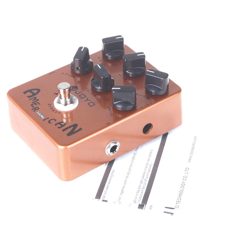 Joyo jf -14 elektrisch gitaareffectpedaal, true bypass-gitaarpedaal, american sound amp simulator, gitaaraccessoires en onderdelen