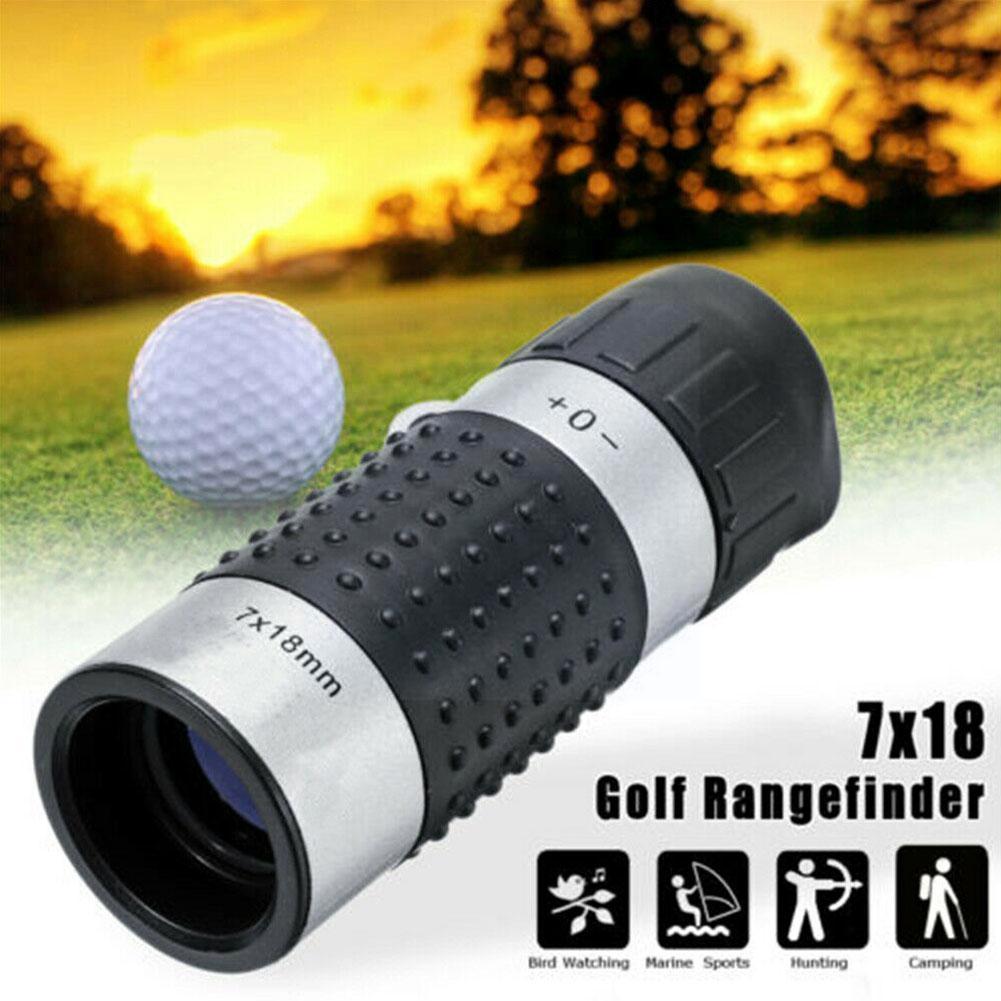 Télescope monoculaire 7x18 163m/1000m, télémètre monoculaire de Golf à faible luminosité N2c2
