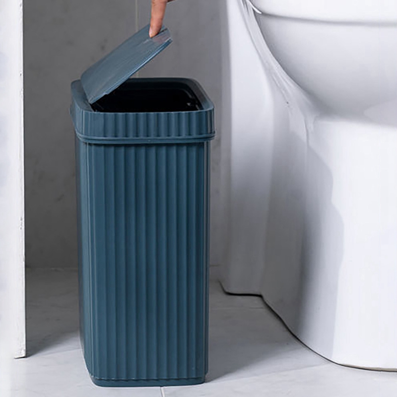 Recycling Bin Trash Can With Lid Garbage Bucket Recycle Bin Containers Trash Can For Kitchen Bathroom Toilet Office