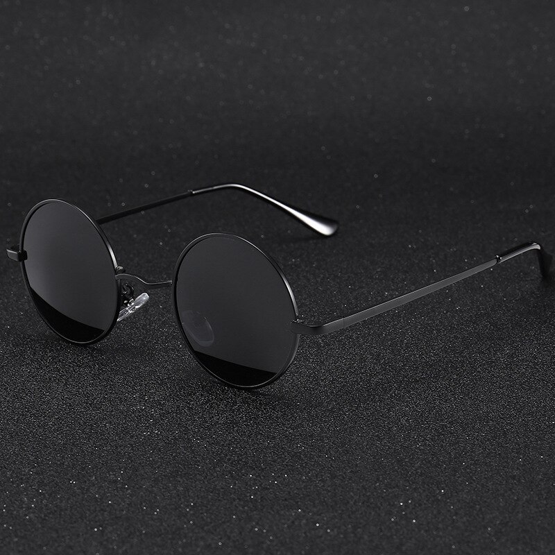 MYT_0279 Brand Round Polarized Sunglasses Men Women Retro Sun Glasses Male Female Metal Frame Eyewear Driving UV400