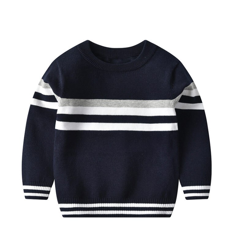 Herfst Baby Jongens Truien Kids Strip Truien Winter Jongens Gebreide Trui Peuter Jongens Winter Top Kleding
