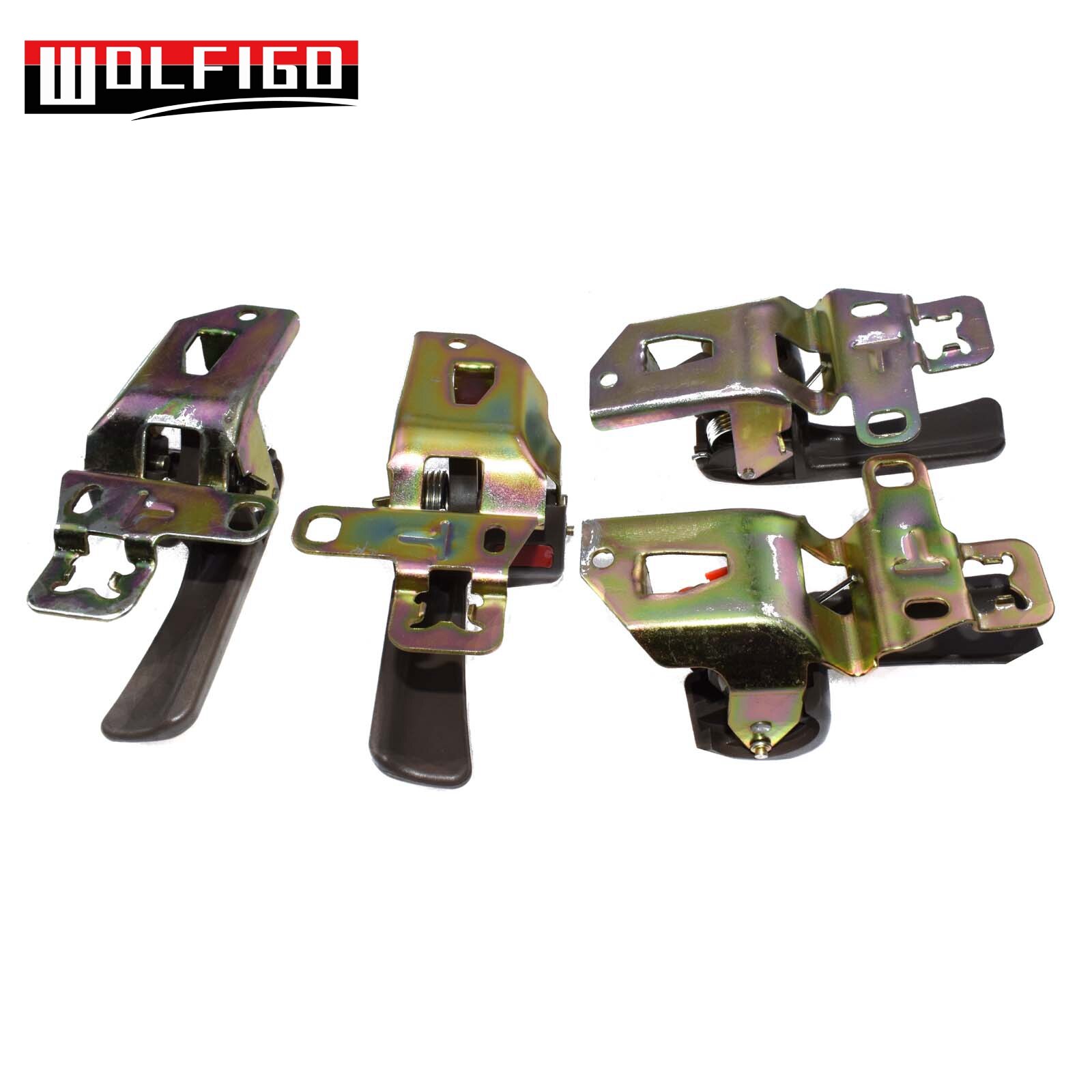 WOLFIGO brązowy wewnątrz wnętrze wewnętrzna strona drzwi uchwyty LH RH lewego prawego dla 92-96 Toyota Camry 6920532070,6925022030,6926022030 nowy