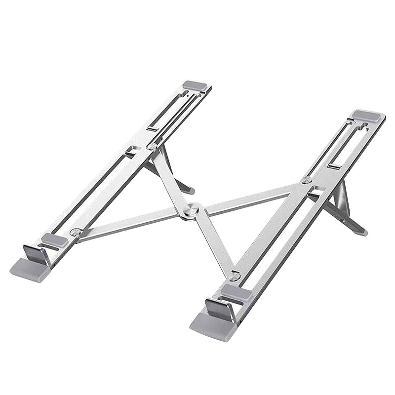 Portable Laptop Stand, Aluminium Opvouwbare Houder, 6 Niveaus Hoogte & Hoek Verstelbaar, Voor Macbook Stand Draagbare, universele Deskt: Default Title