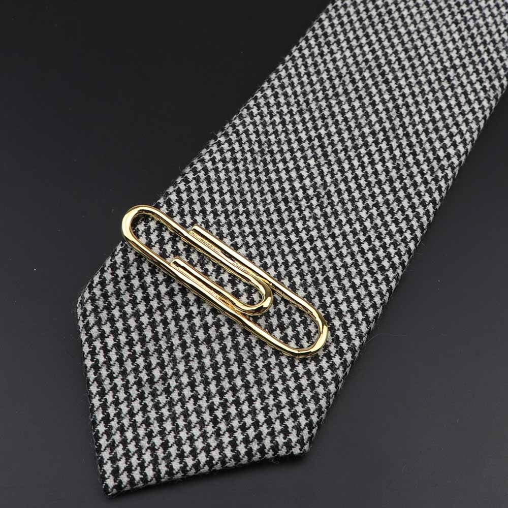 Mand ny slips clip mand bar afslappet cykel blad slips clips #39 rustfrit stål smykker herretøjstilbehør: 16