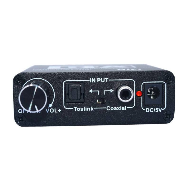 192kHz DAC Converter Digital to Analog Converter Volume Control for Xbox DVD Blu-ray PS3 PS4 AV Amps Cinema Systems