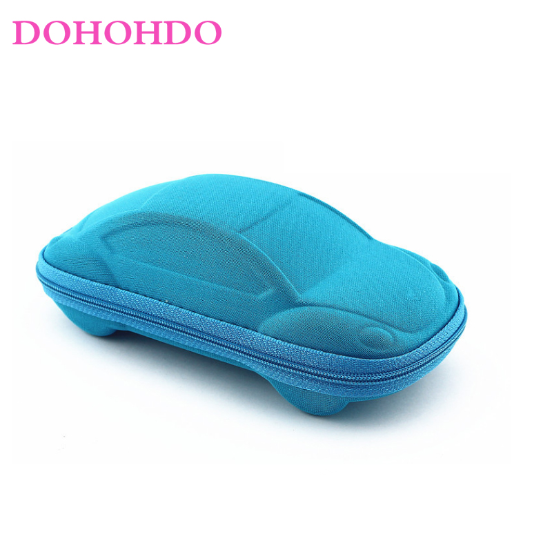 DOHOHDO 2022 Flexible Kids Eyeglasses Frame Glasses For Child Boys Girls Degree Myopia Optical Frames With Lanyard Square: blue case