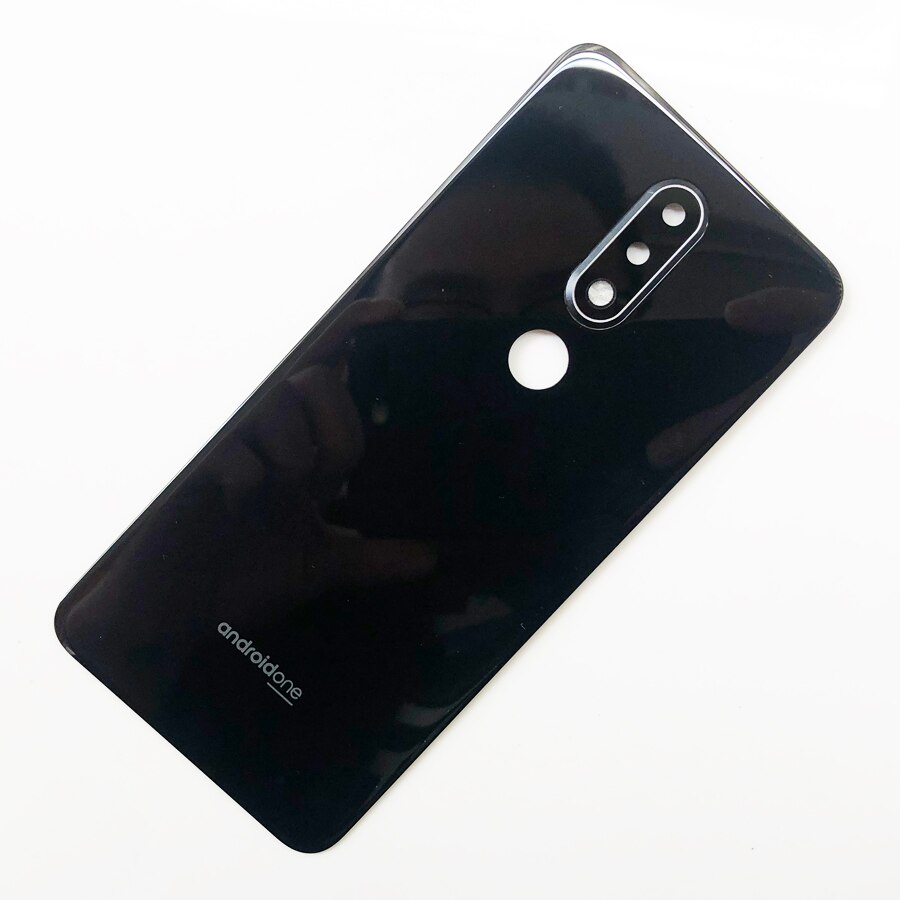 100% Original Glass For Nokia 6.1 Plus X6 5.8&quot; TA-1083 TA-1099 TA-1116 TA-1103 Glass Rear Back Door Housing Battery Cover