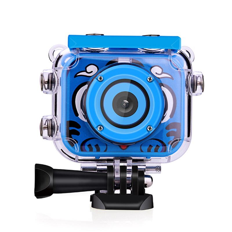 Kinderen Kids Actie Camera Mini Sport Camera Voor Kinderen Digitale Camera 1080P Video Camera Camcorder Met 30M waterdichte Case: Blauw