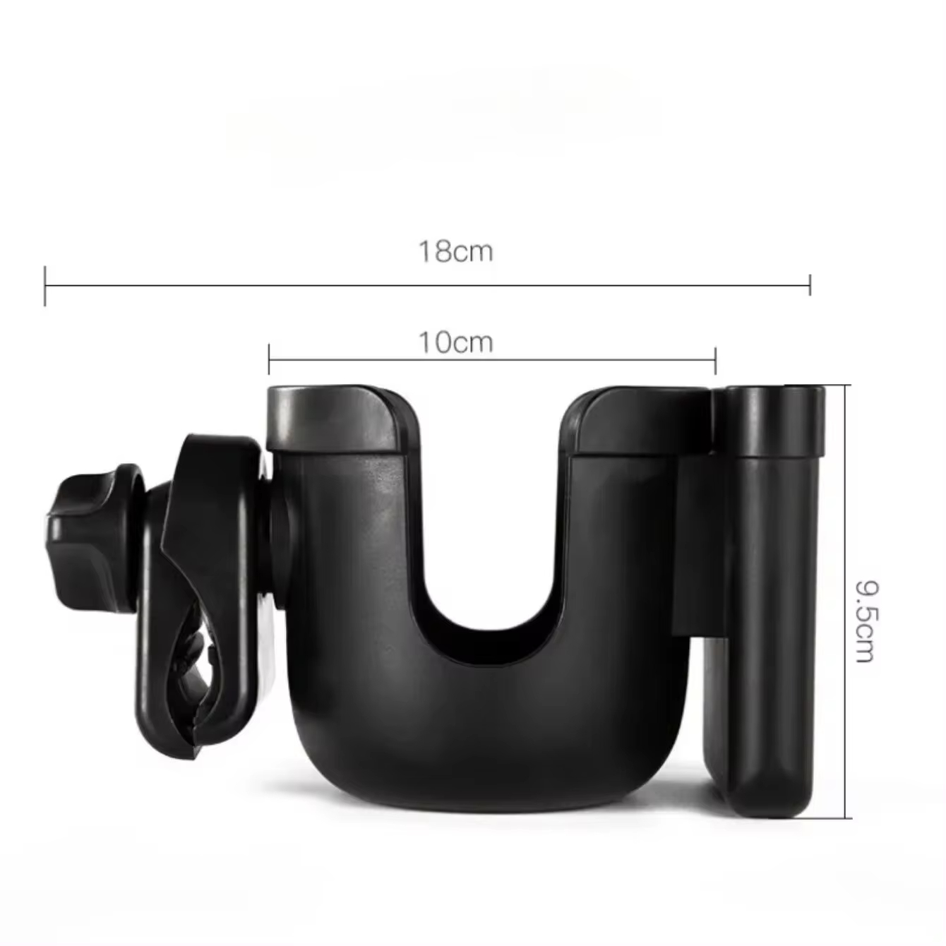 Pram Cup Holders Children's Stroller Bottle Holders Pram Bottle Holders Anti-Slip Pram Accessories Mobile Phone Holders: Default Title