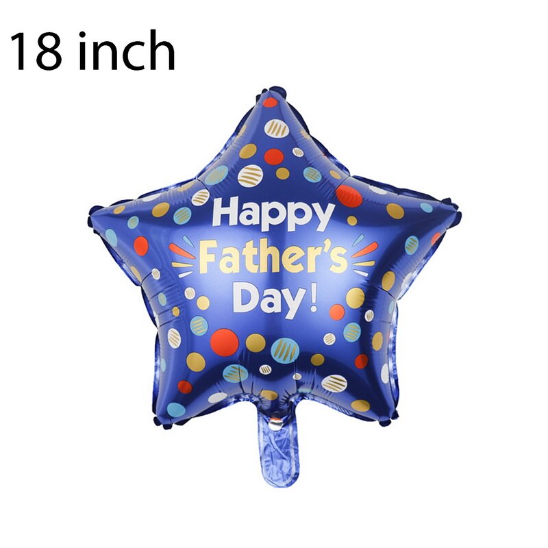 Ballons à hélium pour fête des pères, 18 pouces, espagnol, à feuille, décoration de fête