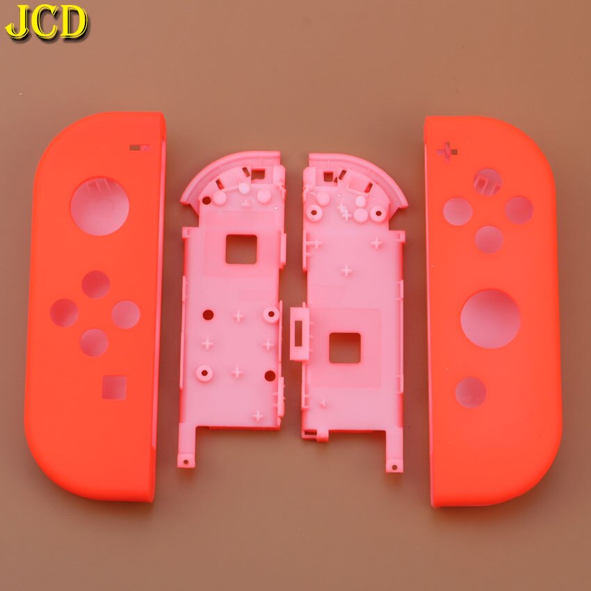 JCD-carcasa de repuesto para Joy-Con de Nintendo Switch, 1 unidad, 23 colores: L Red