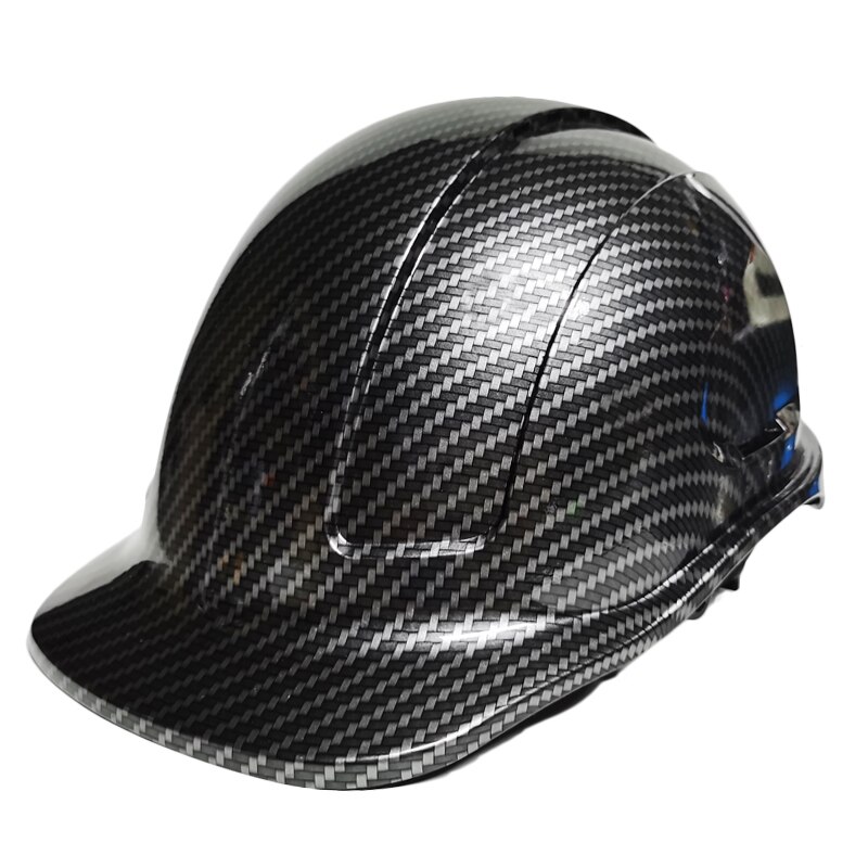 Construction Hard Hat Carbon Fiber ABS Safety Helmet Protective Helmets Working Riding Mine Cool