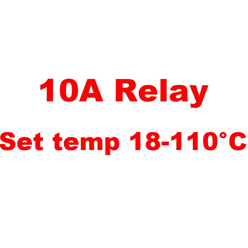 Mini controlador de temperatura para Sauna, dispositivo Digital LCD con Spa para pies: 10A Relay Set18-110C
