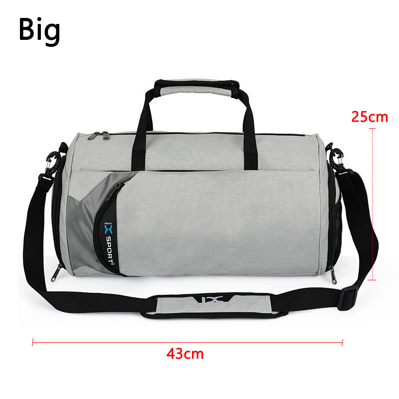 IX-bolsa de gimnasio grande para hombre, bolsas de Fitness, entrenamiento seco y húmedo, Yoga, zapatos, bolsos de hombro de viaje, bolsa de natación multifunción para entrenamiento