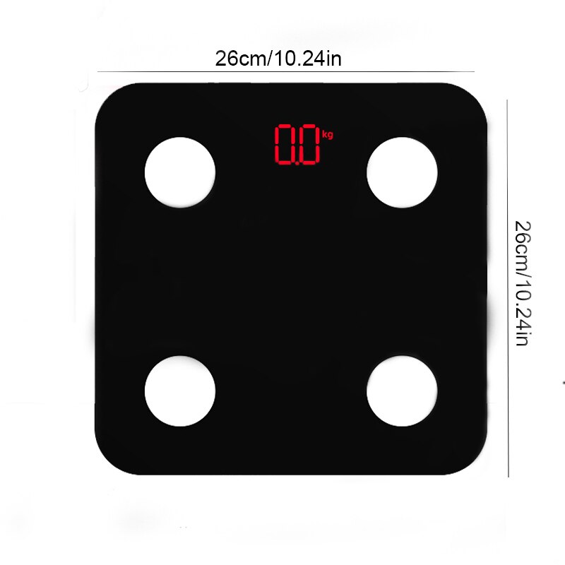 Bluetooth BMI Body Scale LED Digital Smart Weight Scale Body Fat Composition Analyzer Scales Bathroom Scales