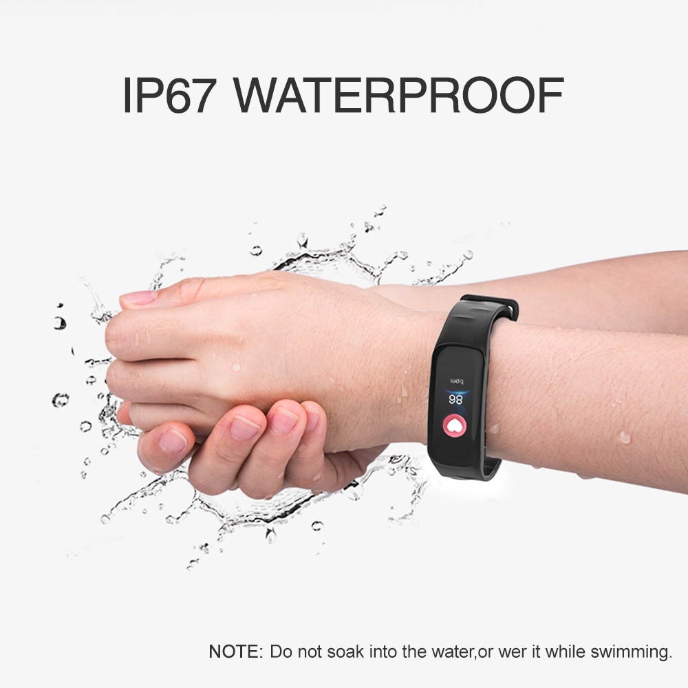 IP67 Waterdichte Fitness Tracker Smart Horloge Stappenteller Fitness Armband Stappenteller Stappenteller Calorie Slimme Band Voor Mannen Vrouwen