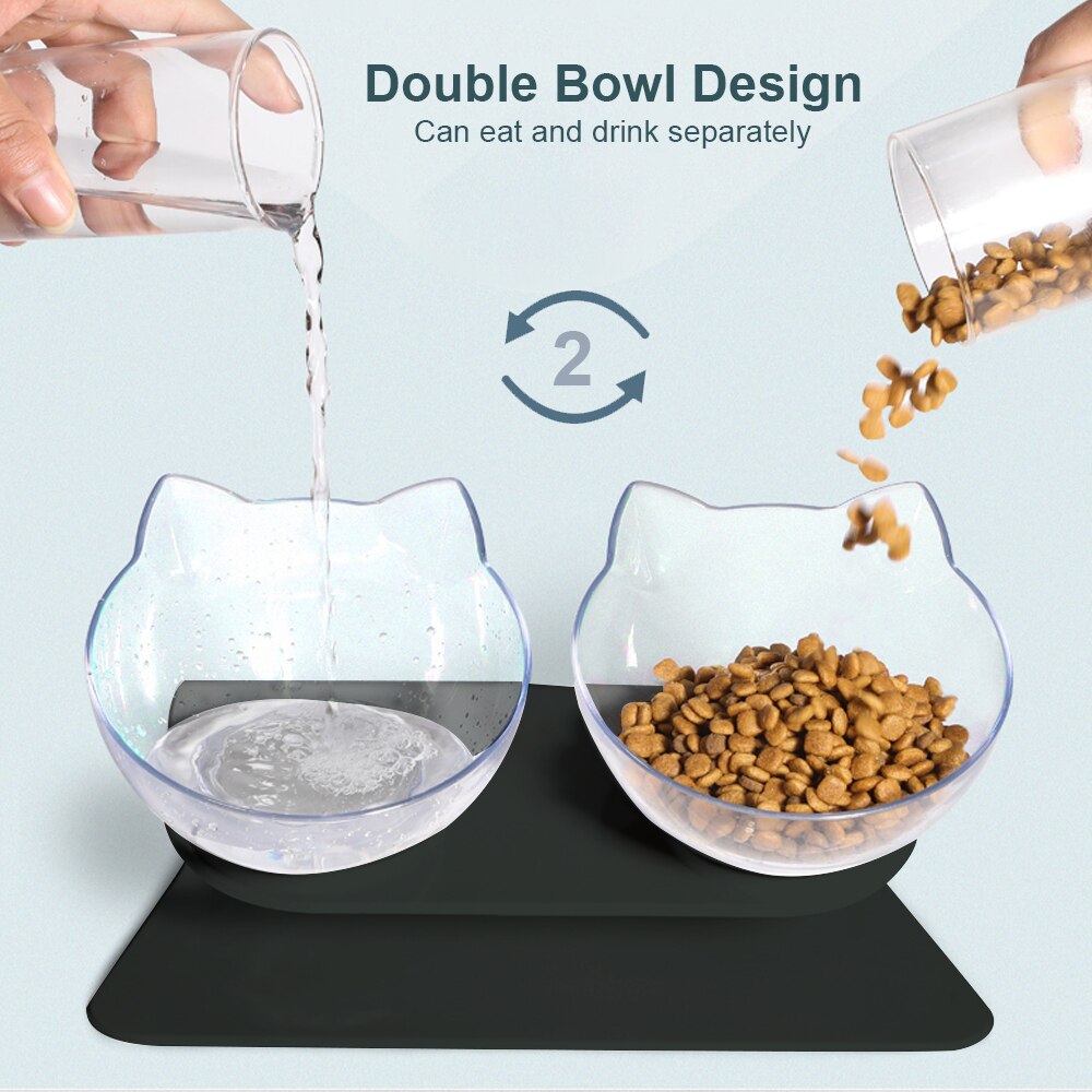 Torus TR2LC2020 Water Bowl For Dogs And Cats, Capacity 2 Liters, Charcoal Black