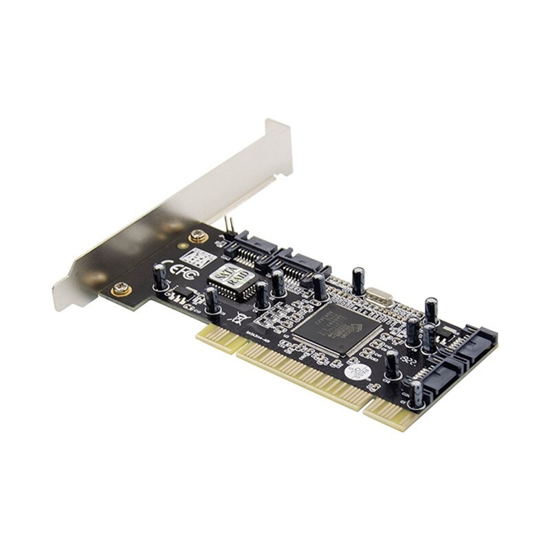 Pci Sil3114 SATA150 4-Kanaals Naar Sata Raid-Array Kaart Sil3114 Sata Adapter Controller Chip Kaart Voor Computer
