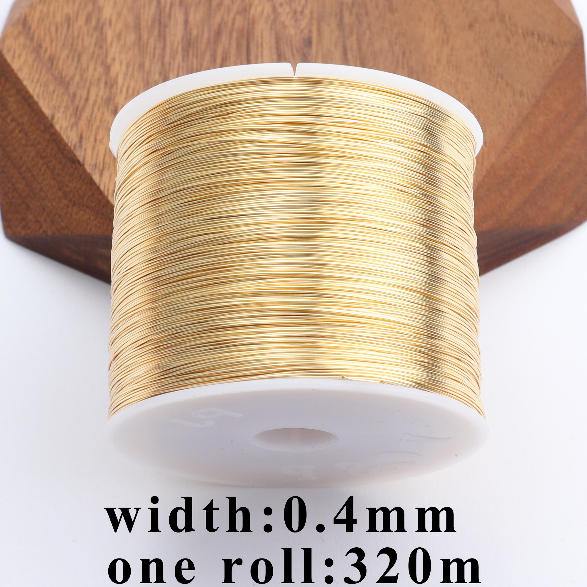 GUFEATHER M754,jewelry accessories,copper wire,18k gold plated,0.3 microns,diy bracelet necklace,jewelry making,one roll/lot
