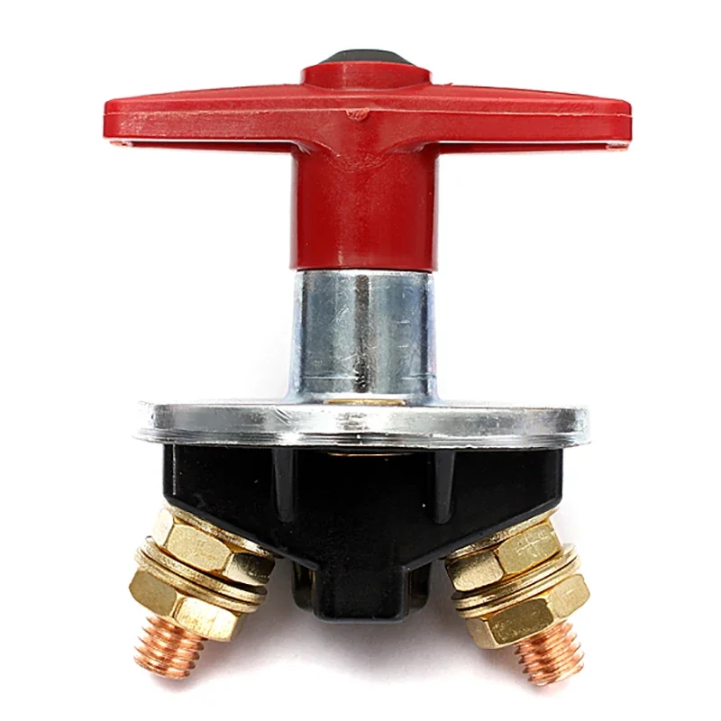 12V 24V rojo 2Key Cut Off batería interruptor de apagado principal vehículo coche modificar aislador seccionador camión barco Auto interruptor de alimentación del coche 300A: Default Title