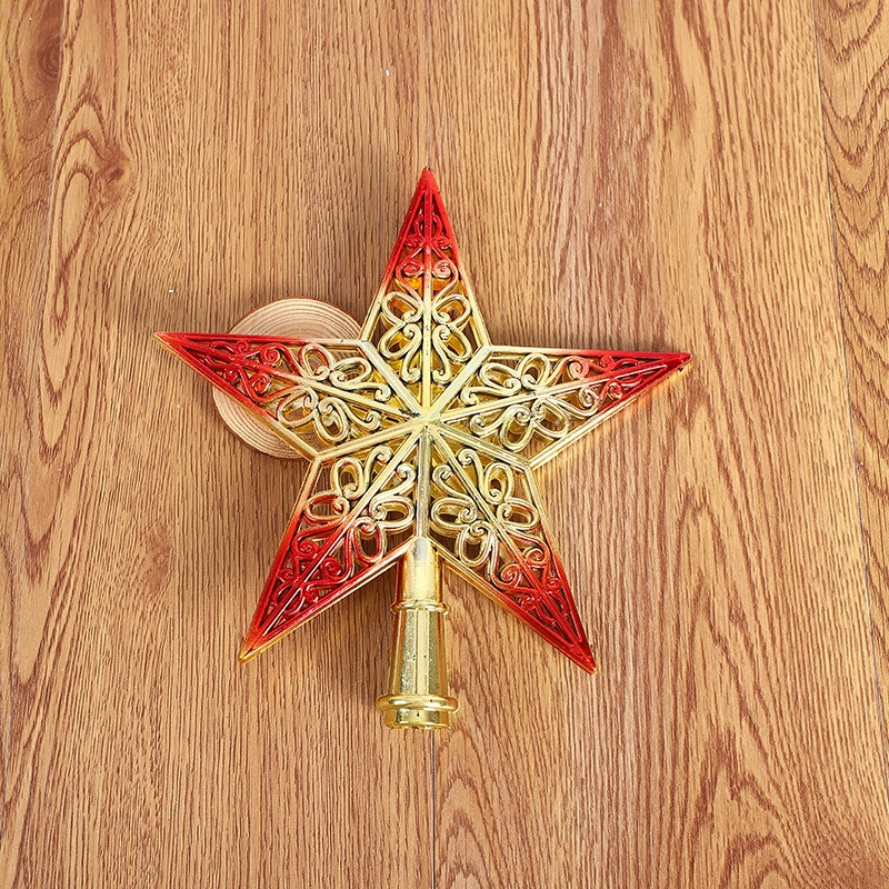 Christmas Ornament Christmas Tree Star Topper Star Party Decoration Tree Toppers Decorchraitmas Supplies Favors Patriotic