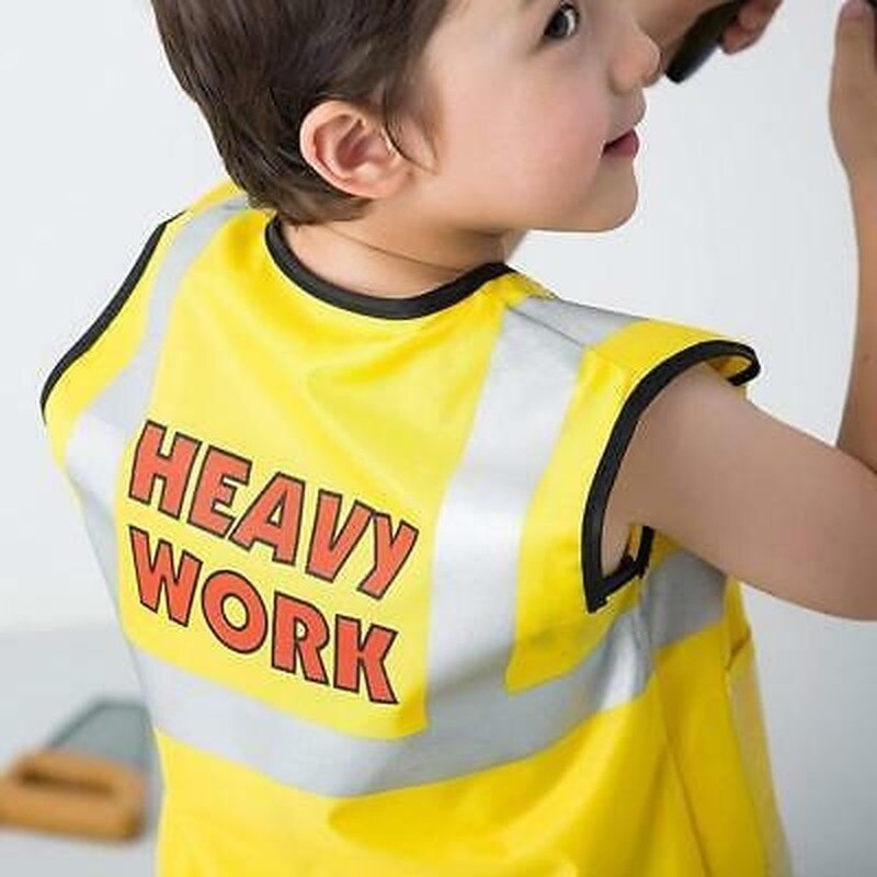 Construcción disfraz de trabajador Kit para niños conjunto de juguete carrera trajes de trabajador cosplay