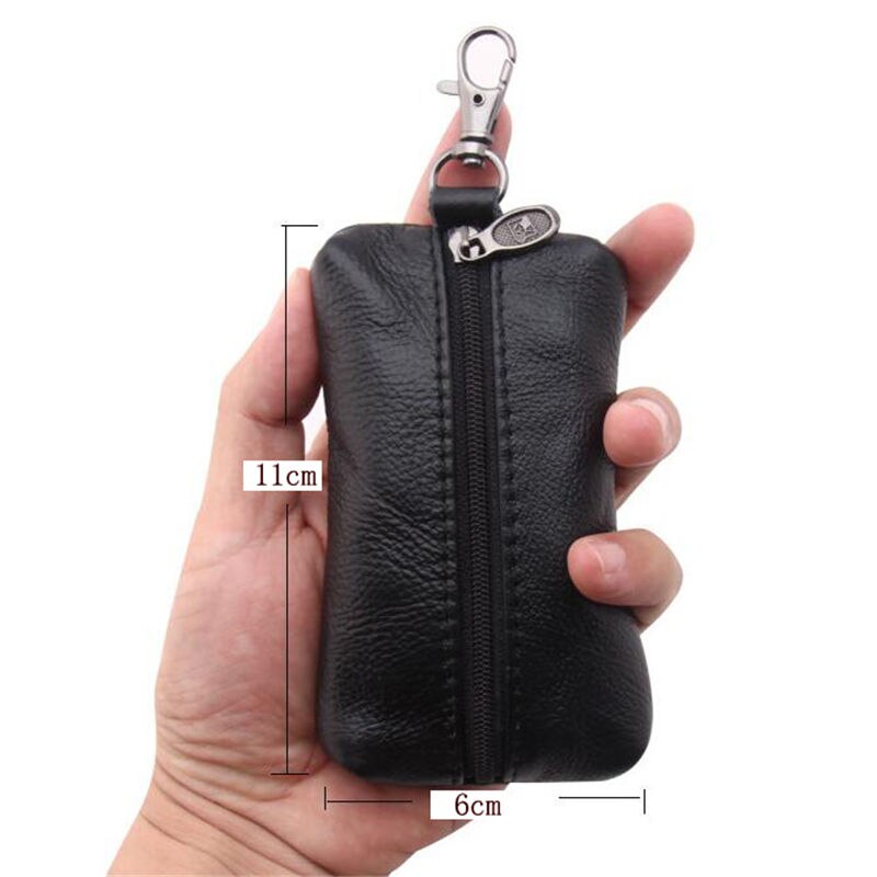 Key Holder Man Leather Key Wallets Women Keychain Cover Key Organizer Housekeeper Covers Keychain Bag for Car Porta Llaves