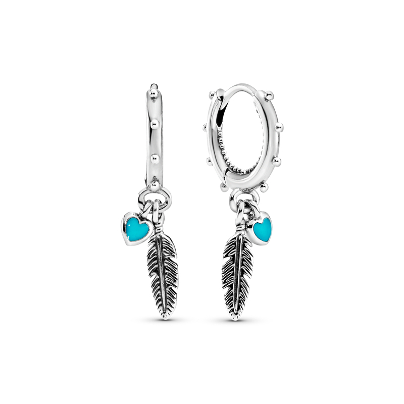 Pendientes colgantes de plata de ley 925 con símbolo de la suerte para mujer, finos de a la , accesorios de joyería elegantes: Oro