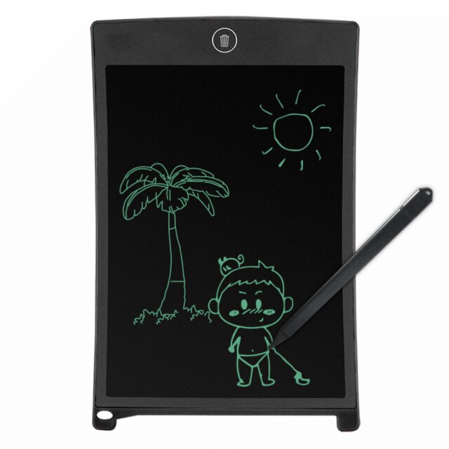 Pizarra Digital Magica Tablet de Dibujo Tableta de Escritura Dibujar Escribir Pintar LCD 8,5" 12" para Niños y Adultos Oficina: 8.5" Negra