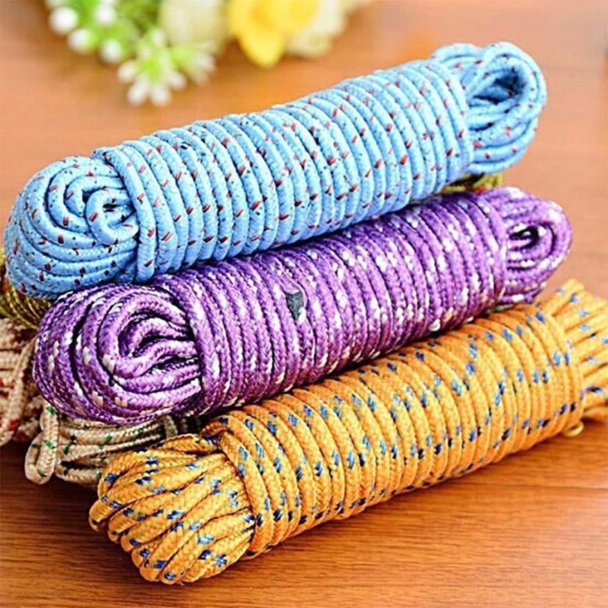 10M Line Rope Clothesline Multifunction Nylon Washing Clothes String ITBU Line Rope Clothesline String Hangers &amp; RacksJUL28