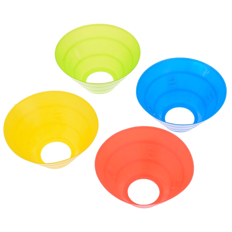 5 unidades de discos de conos para entrenamiento de fútbol, accesorios de entretenimiento deportivo