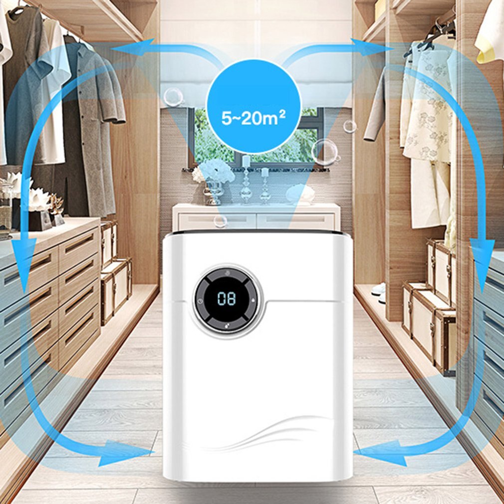 Auronic Luchtontvochtiger - Compact Series - 12L per dag - Was-droog functie - Slaapkamer, Badkamer en Woonkamer - Wit