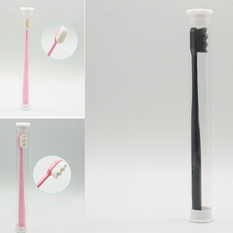 1Pcs Ultra-fine Super Soft Bristles Toothbrushs Tooth Deep Cleaning Brush Soft Fiber Antibacterial Toothbrush Oral Health Care
