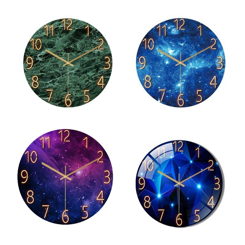 Wall clock Modern Large Size Wall Clock Silent Non Ticking Battery Quartz Digital Clock for Living Bedroom Decor Dial