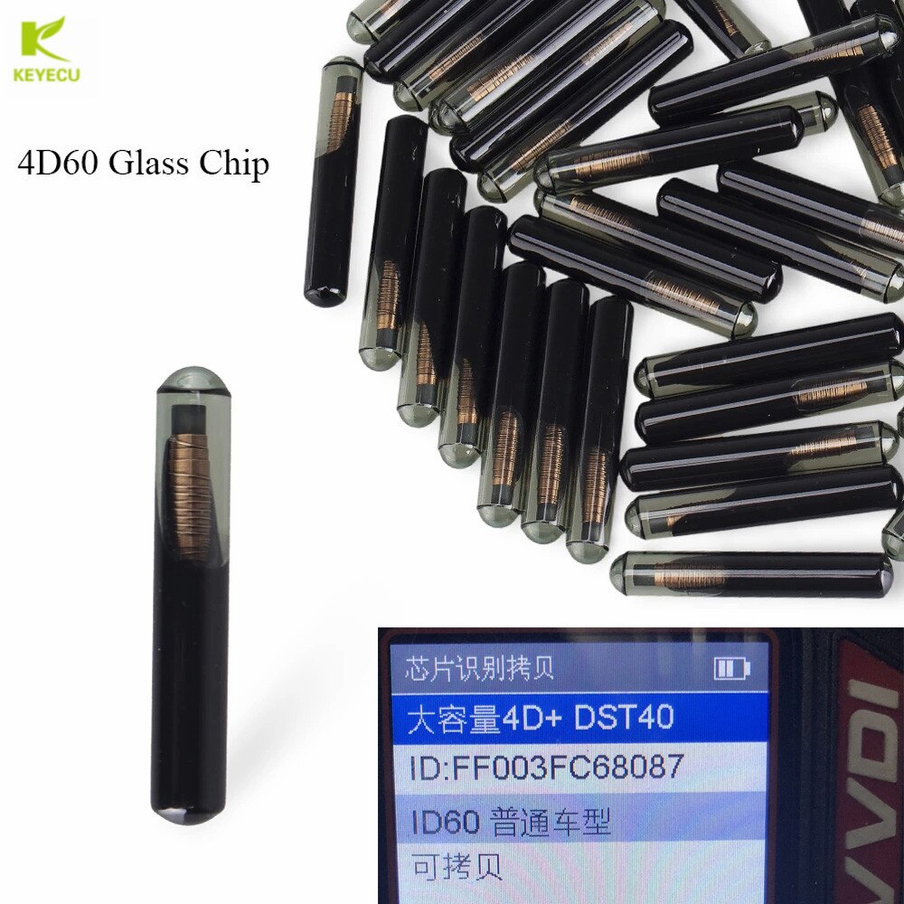 Keyecu 10Pcs Texas 4D ID60 Glas Transponder Chip Voor Ford / Lincoln / Mazda /Jaguar Gevonden In Transponders: h74-PT H86-PT H91-PT