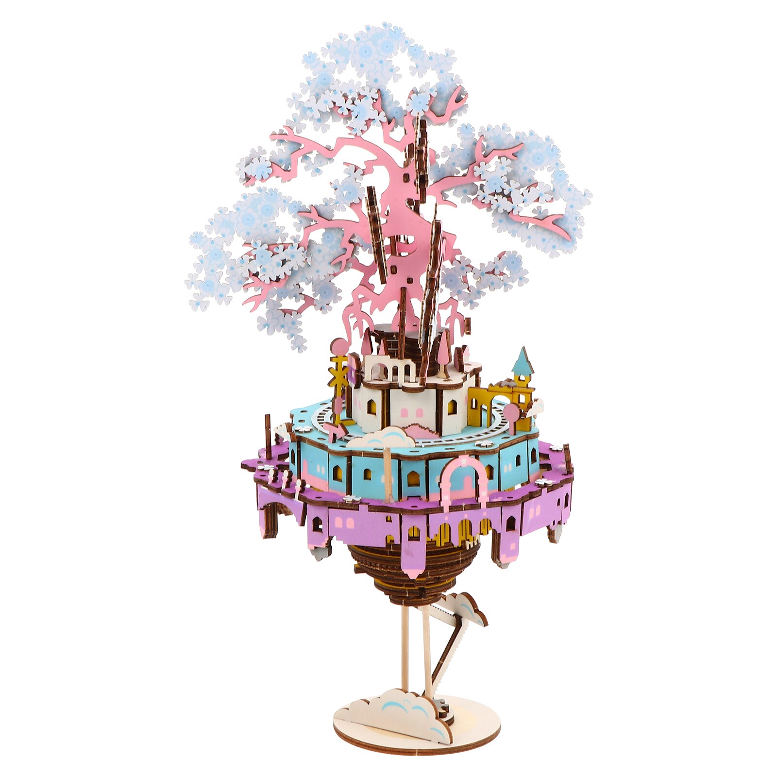 1Pc DIY Assemble Box Practical Desktop Ornament for Mall: Picture 3