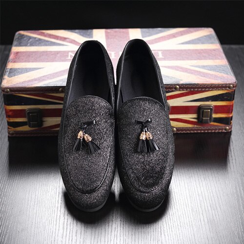 Casual loafers for menn fest brudekjole sko rød såle plus size: 13