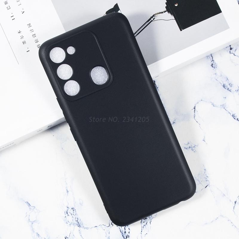 Funda ajustada para Tecno Spark Go 2022, carcasa suave de TPU negra para Tecno Spark 8C, funda para teléfonos móviles Coque on Spark Go 2022