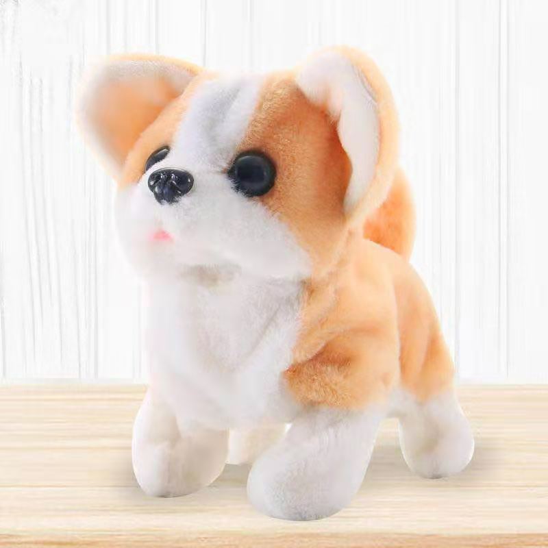 Jouets électroniques interactifs lapin mignon, animaux de compagnie Robot lapin saut de marche, jouets électroniques pour enfants: GRAY