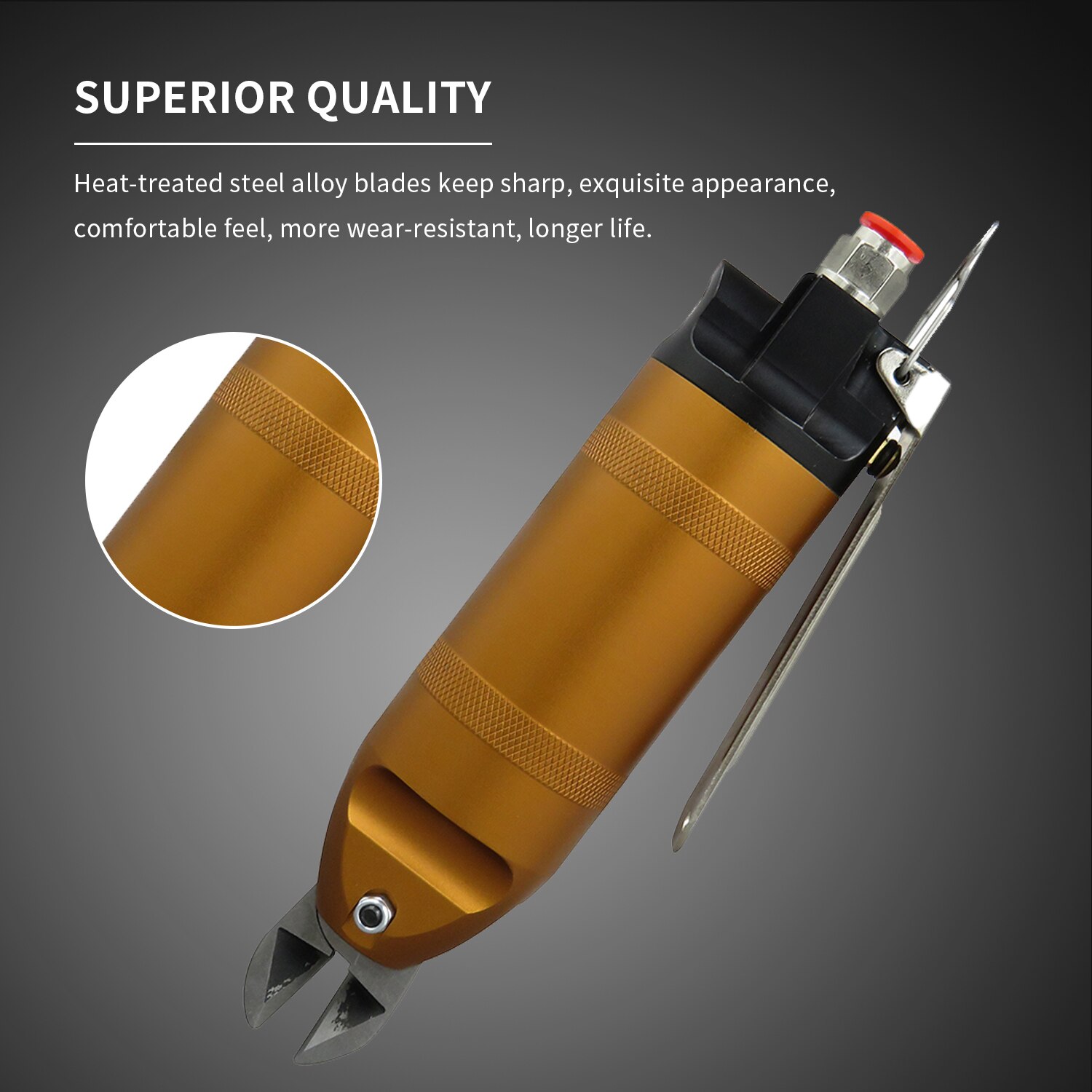 Pneumatic Air Crimping Pliers 2.0mm Iron Wire Shear Clamp Air Nipper HS20-S5 Blade 14 Gauge Air Shear Cutter Tools Power Pliers