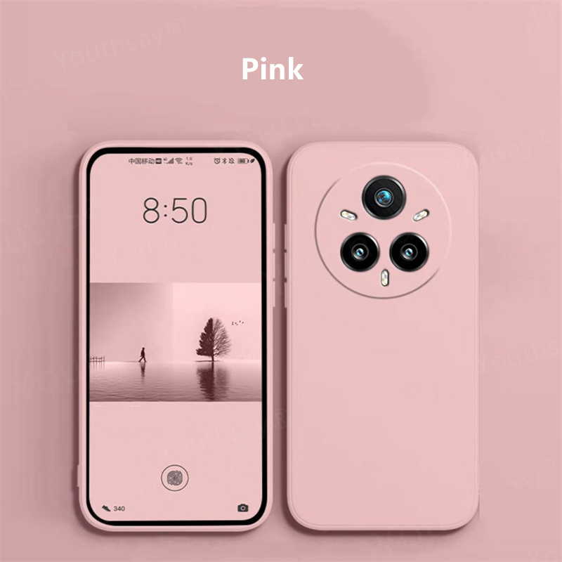 Voor Realme 14 Pro Plus Case Cover Realme 14 Pro + 5G Funda Coque Zachte Originele Vloeibare Siliconen Protector telefoon Case Realme 14 Pro: Roze / Voor iPhone 16 Pro Max