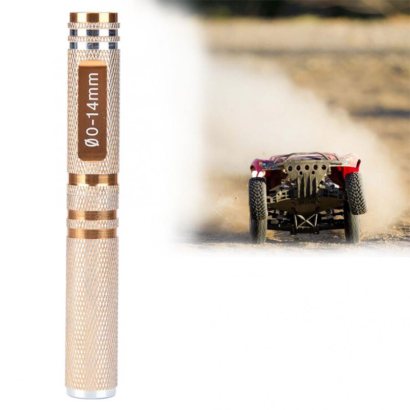 Loch Opener Ausbau Puncher Shell Reibahle Bohrer 0-14Mm Metall RC Hobby DIY Werkzeuge für RC Auto Körper modell, gold