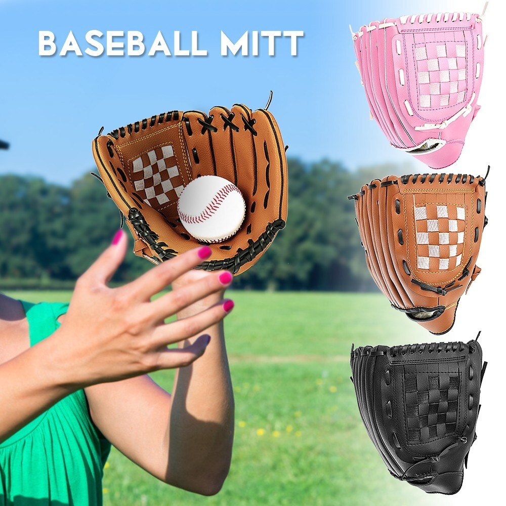 Gants de Baseball pour Sports de plein air 9,5 pouces, équipement de pratique pour Softball