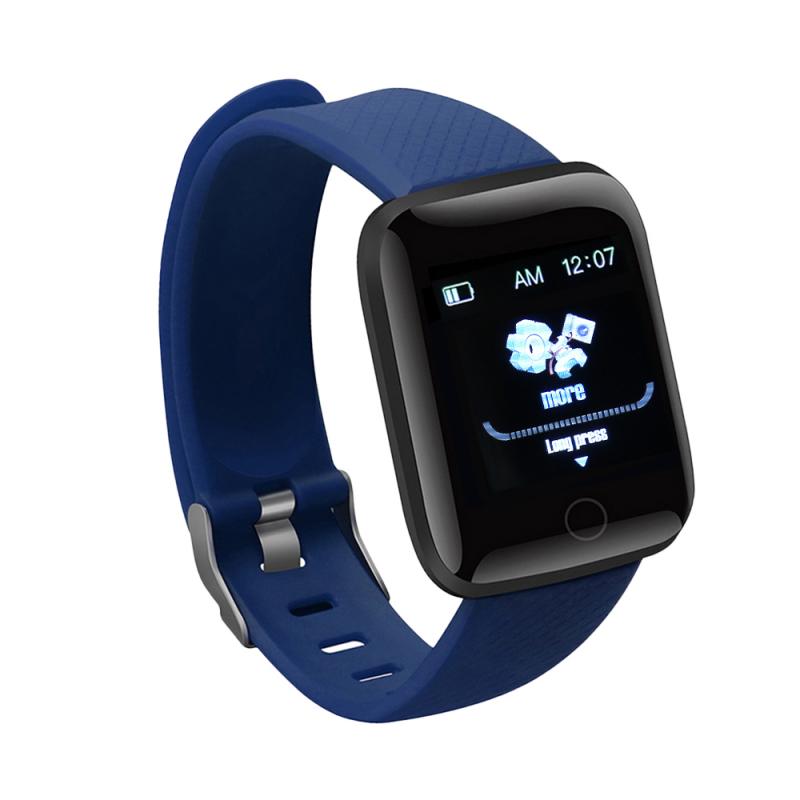 Bluetooth Oortelefoon Polsband Smart Polsband 200Mah Vrouwen Smart Polsband Smart Watch Polsband Smart Band Polsband: Blue