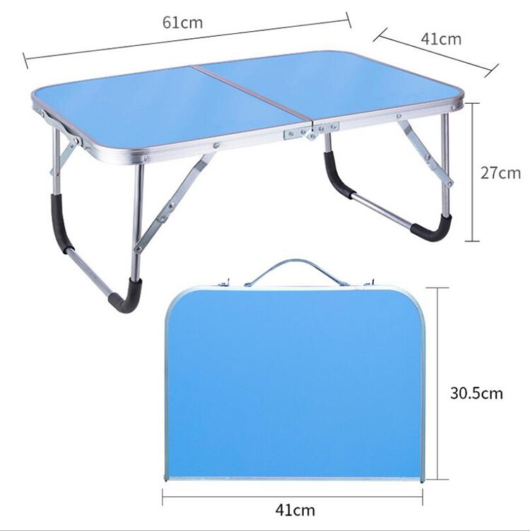 Double Folding Laptop Table Portable Computer Desk PC Laptop Notebook Table for Writing Home Office Furniture