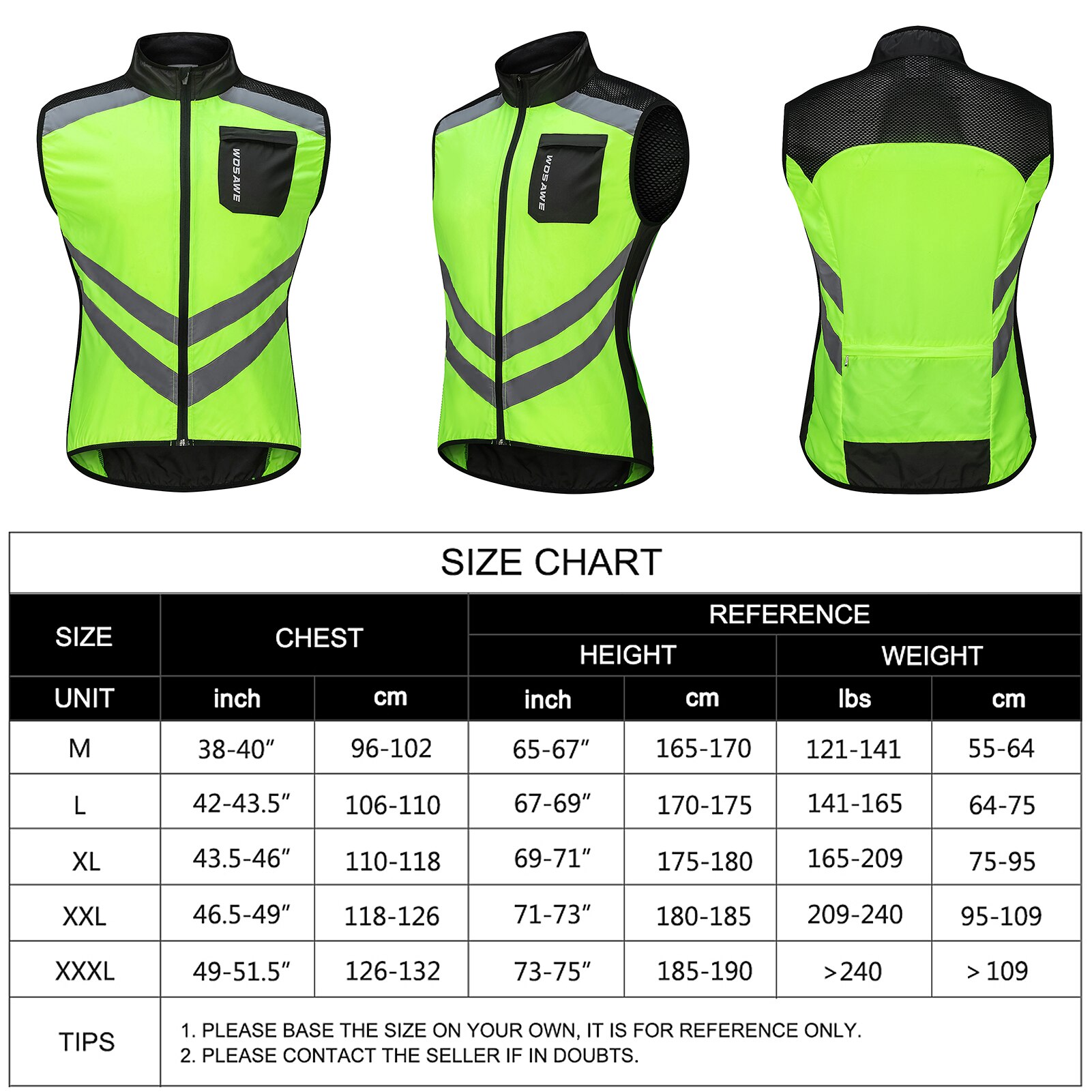 Mannen Fietsen Vest Opvouwbare Reflecterende Snel Droog Ademend Winddicht Sport Fiets Vest Riding Running Jogging Wandelen Wind Jas