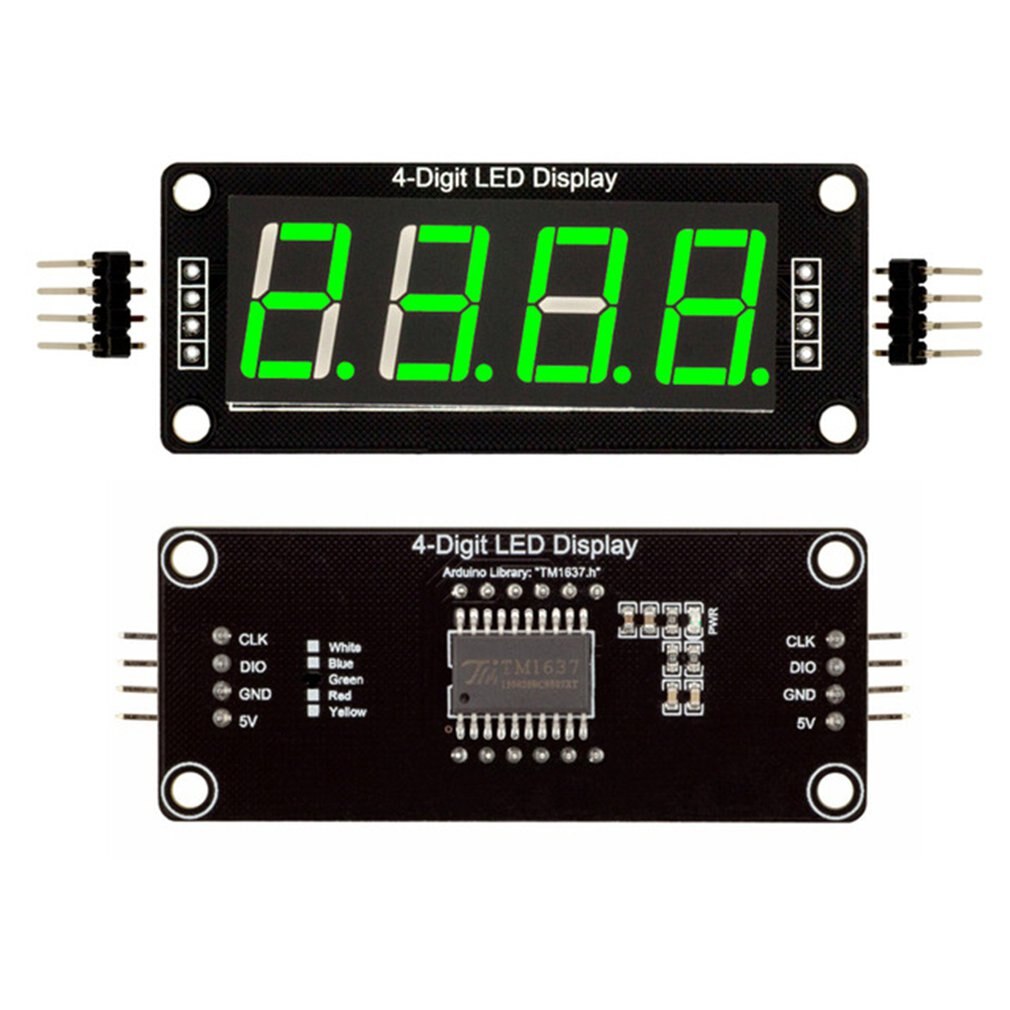0.56''Inch TM1637 4Bit Digital LED 7Segment Clock Tube Display For Arduino