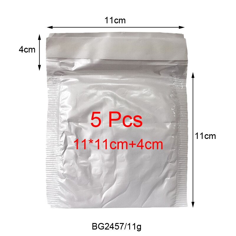 5 Stuks Van Verschillende Specificaties Witte Zak Schuim Envelop Foam Folie Kantoor Verpakking Envelop Vochtwerende Trillingen Tas: 5 Pcs 11x11cm