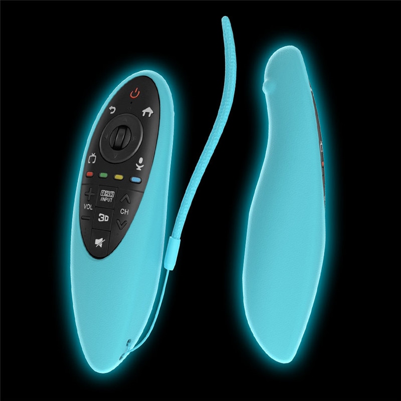 Deksel til lg en -MR500 beskyttende silikon 3d smart tv magisk fjernkontrollveske med snor fleksibel støtsikker sikai til  MR500