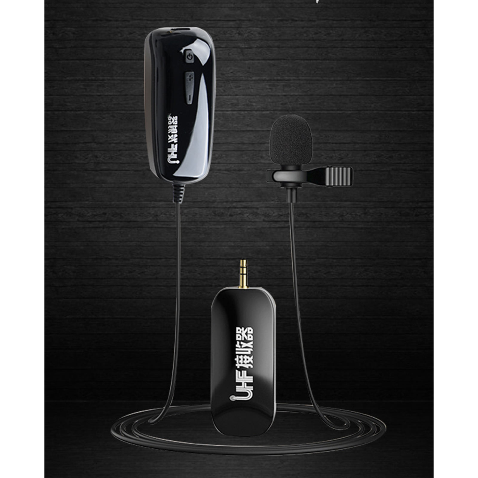 Draagbare Draadloze Lavalier Revers Microfoon Systeem Mic Zender &amp; Ontvanger Voor Computer Speaker Telefoon